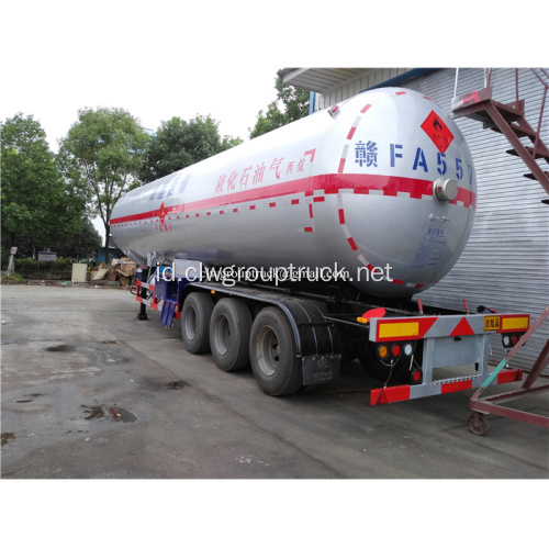 60 CBM LPG Tangki Gas Trailer Semi